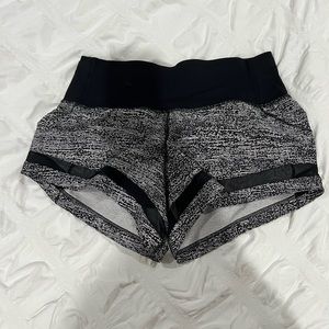 High rise lululemon shorts